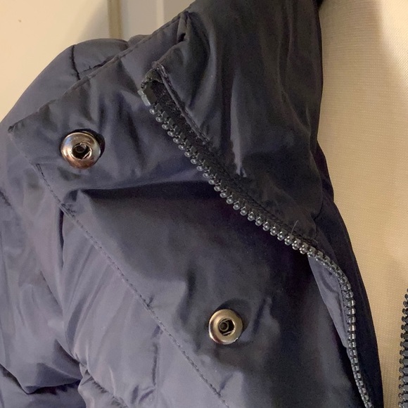 Puffer Vest with sleeves - Navy - Picture 3 of 6